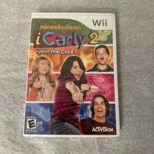 iCarly 2 iJoin the Click Nintendo Wii Game New Factory Sealed Nickelodeon